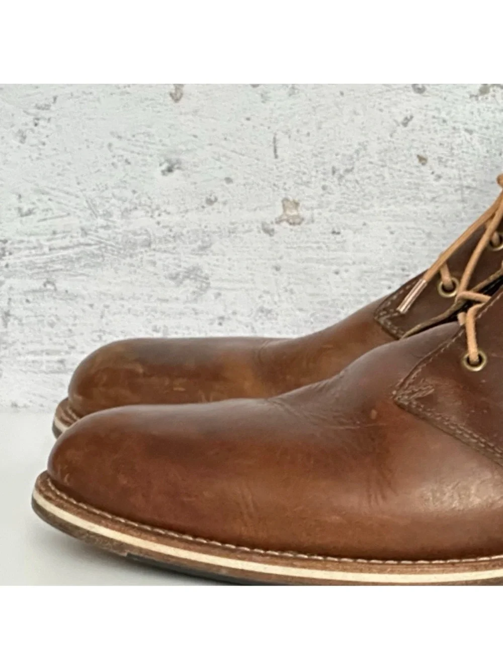Men's Helm Brown Declan Leather Chukka Boots 11